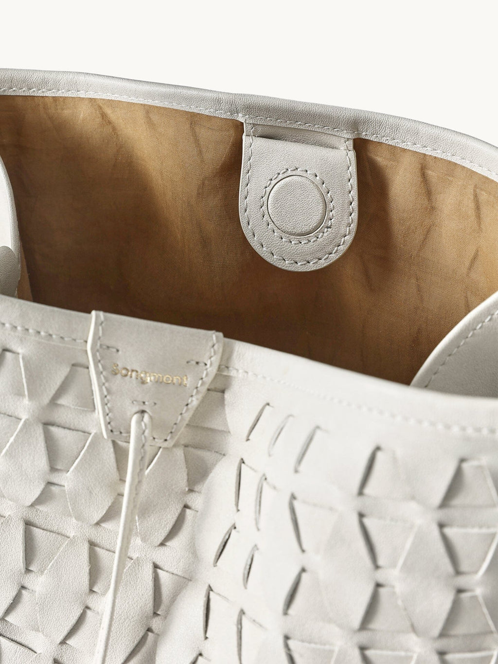 Lattice Bucket Bag
